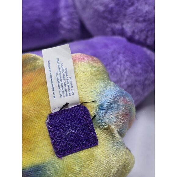 Build-A Bear 2012 Tie Dye Sanrio Purple Love Hello With Bow Limited Edition - Picture 11 of 15